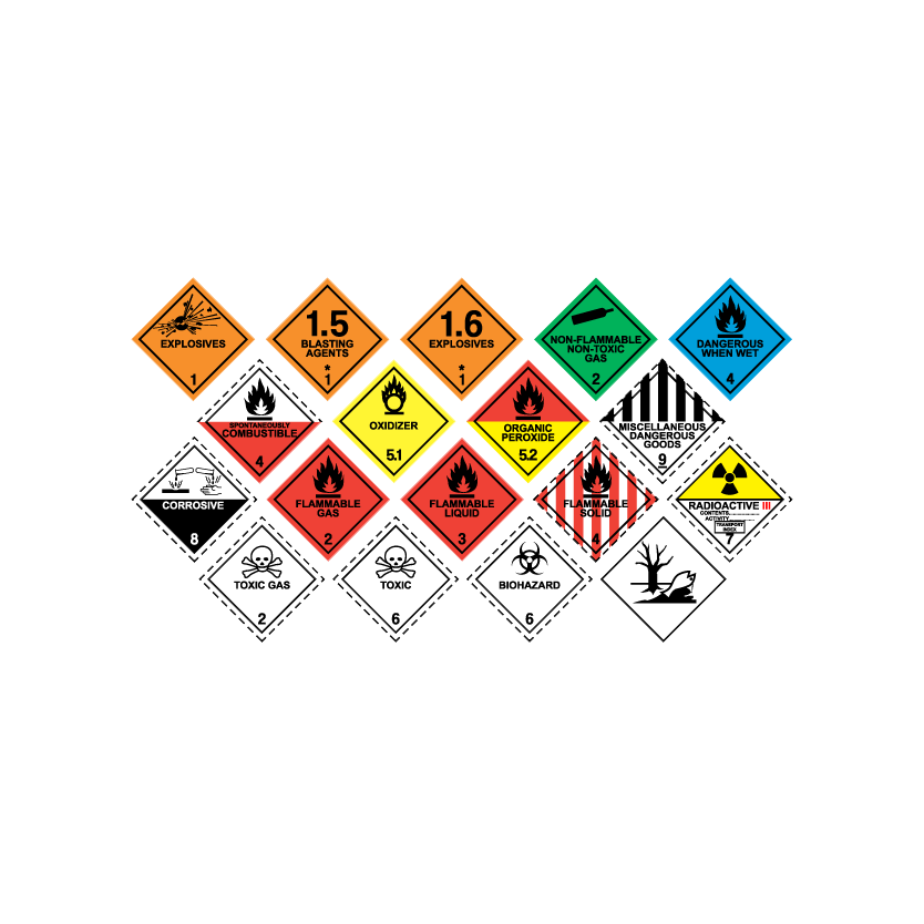 vehicles with dangerous goods permitted